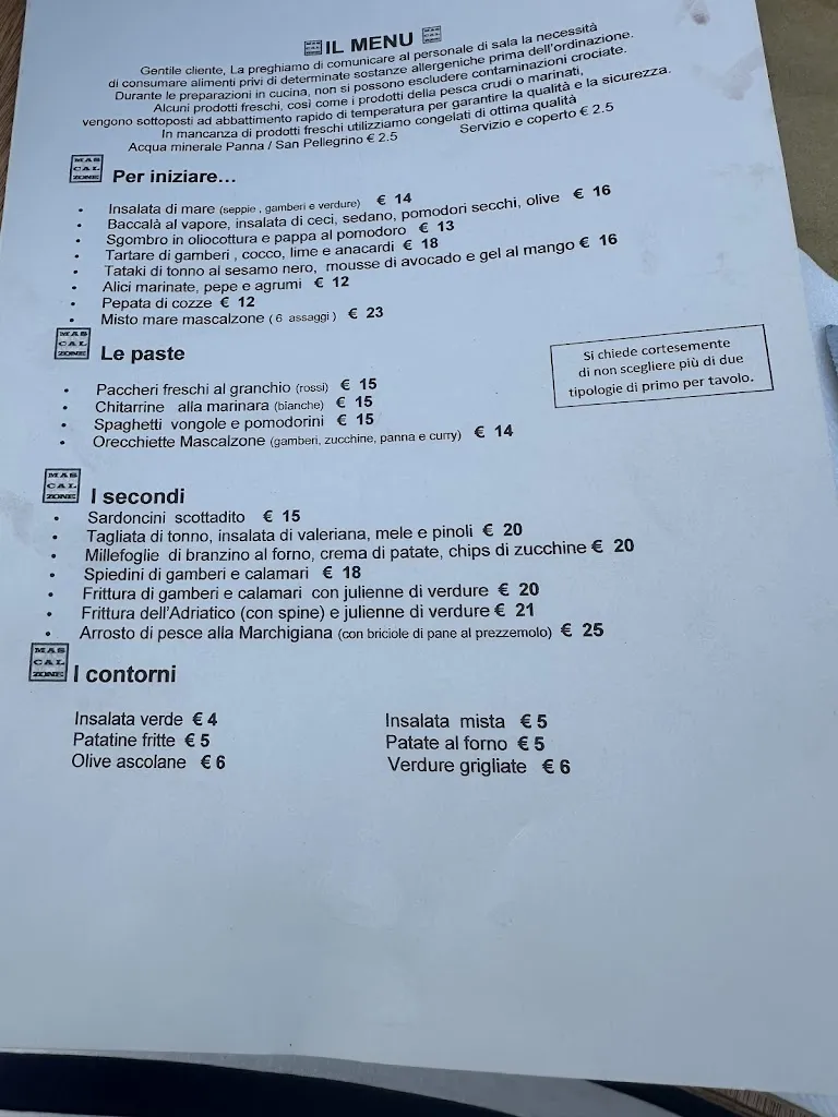 Menu_Mascalzone Chalet Senigallia_Senigallia_image_1