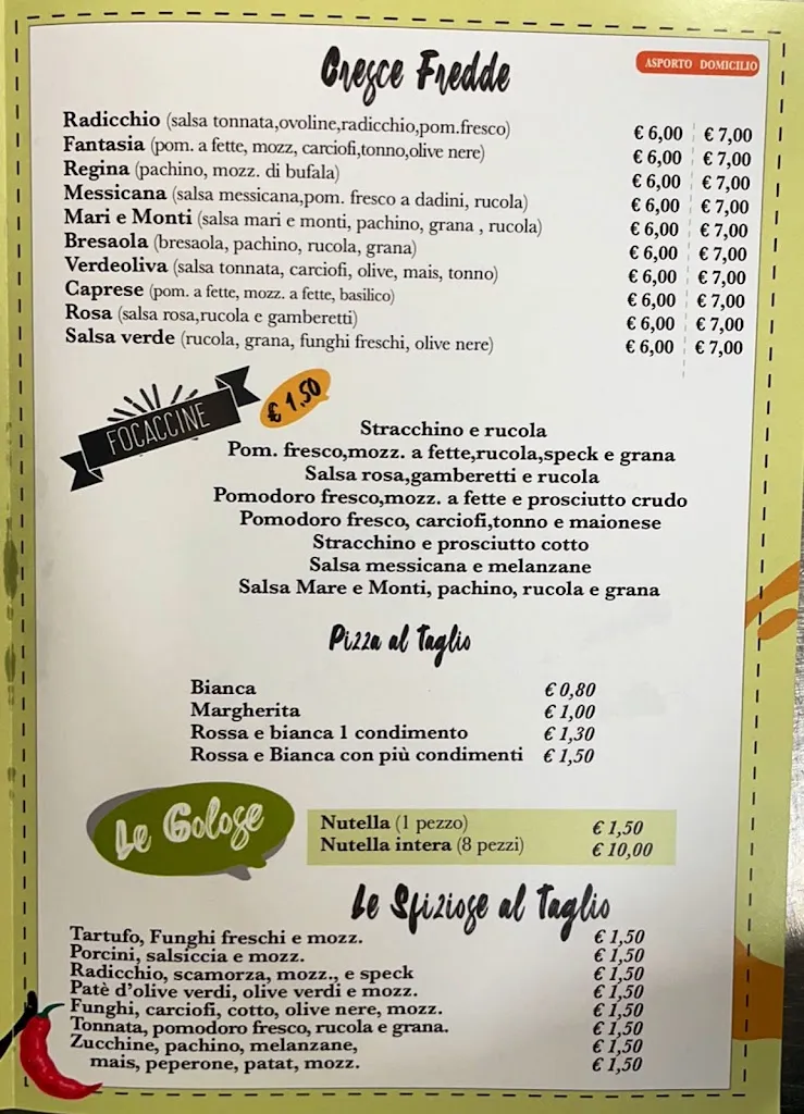 Menu_Pizzeria Il Borgo_Villa Potenza_image_1