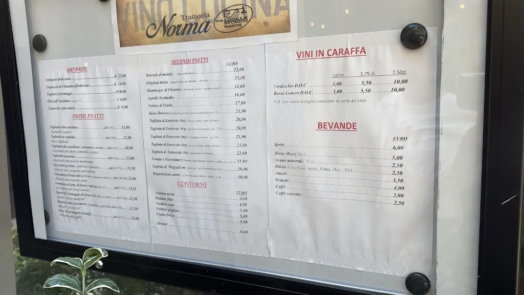 Menu_Trattoria Norma - Vino e cucina_Villa Musone_image_1