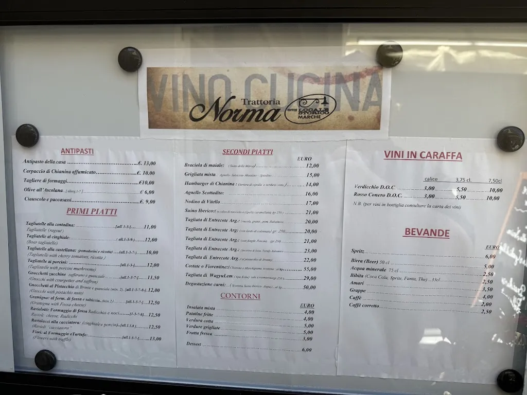Menu_Trattoria Norma - Vino e cucina_Villa Musone_image_2