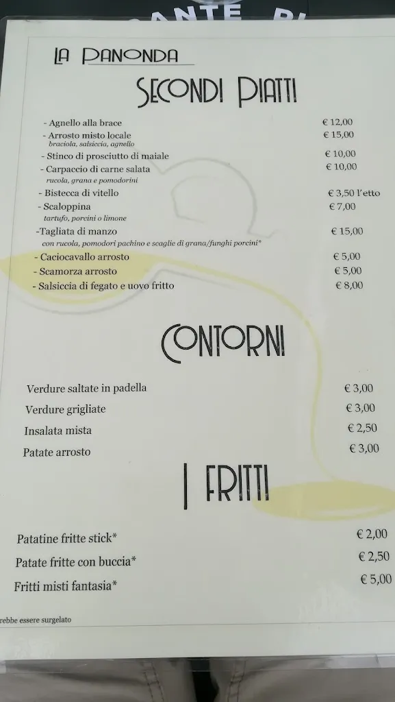 Menü_La Panonda srls_Agnone_Bild_1