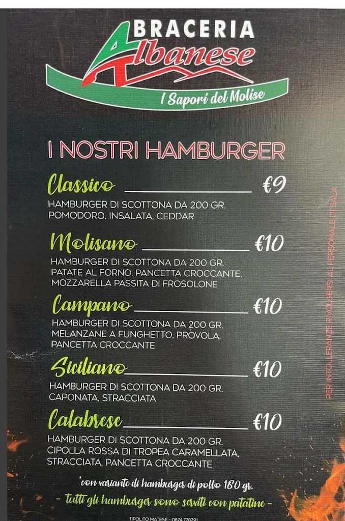 Menu_Braceria Albanese_Bojano_image_2