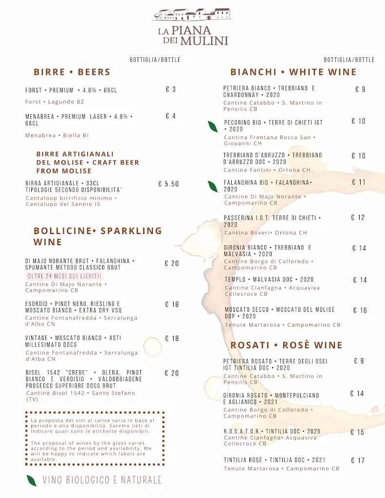 Menu_La Piana dei Mulini_Bojano_image_4