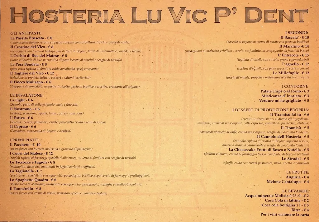 Menu_Hosteria lu vic p' dent_Bojano_image_3