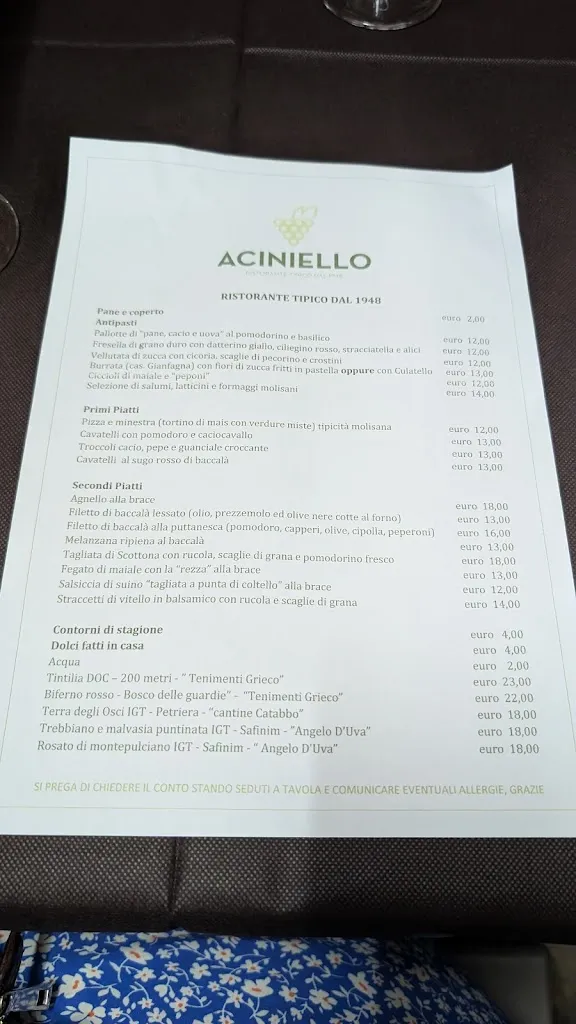 Menu_Ristorante Aciniello_Busso_image_1