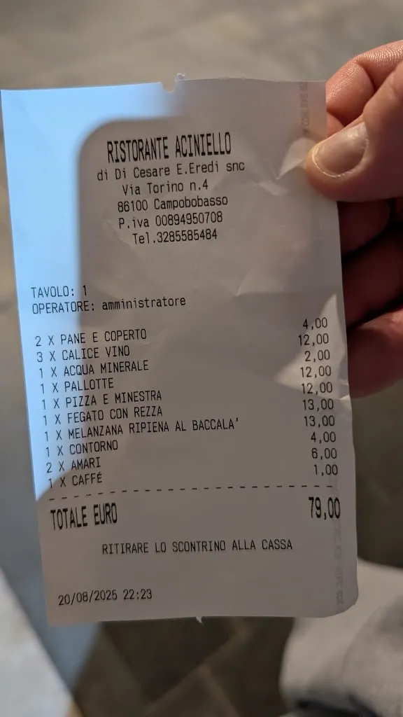 Sab Pan_Ristorante Aciniello_Busso_review