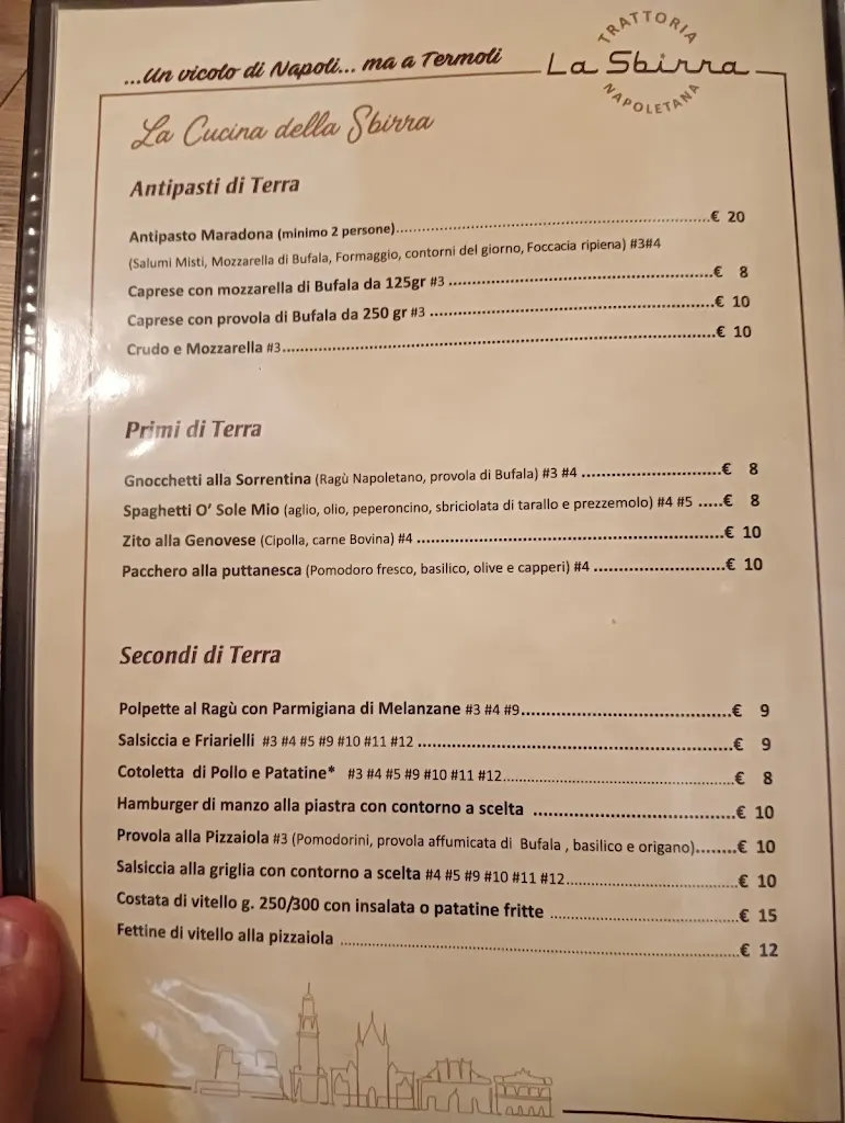 Menu_La Sbirra - Cucina Tipica Napoletana_Busso_image_1