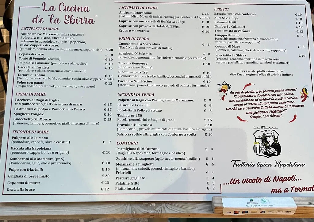 Menu_La Sbirra - Cucina Tipica Napoletana_Busso_image_4