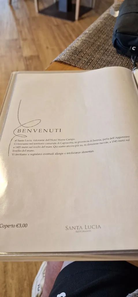 Menü_Ristorante Santa Lucia_Capracotta_Bild_1