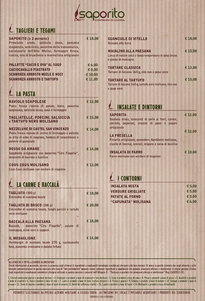 Menu_Saporito_Castel San Vincenzo_immagine_1