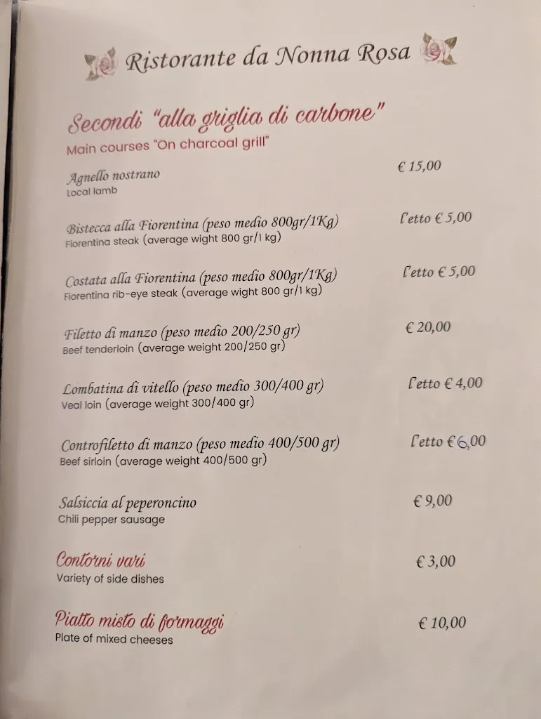 Menu_Trattoria Da Nonna Rosa di L'Abbate Giuseppe_Campomarino_image_2