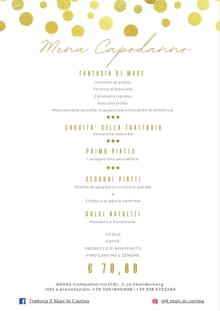 Menu_Trattoria Il Mare in Cantina_Campomarino_immagine_2