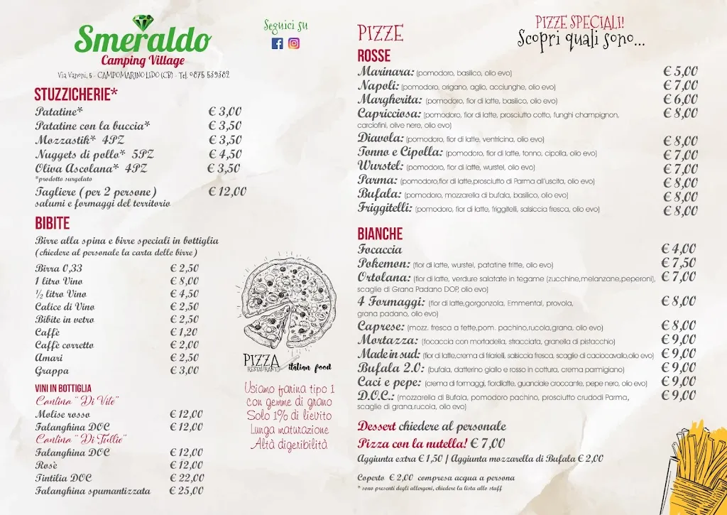 Menu_Ristorante Pizzeria Smeraldo_Campomarino_image_1