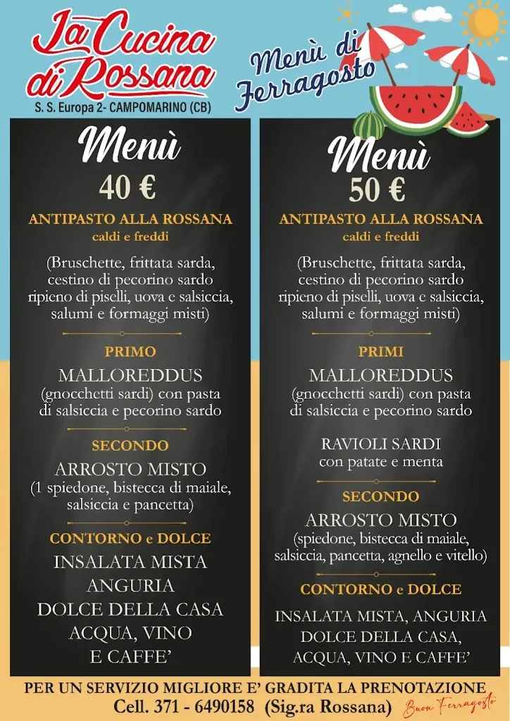 Menu_La Cucina di Rossana_Campomarino_image_1