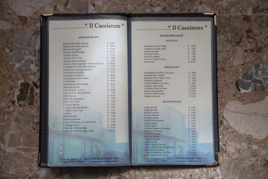 Menu_Ristorante Il Cacciatore_Cercemaggiore_image_2