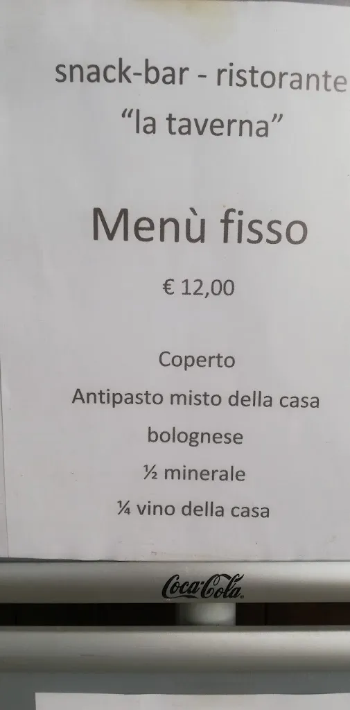 Menu_Bar La Taverna...snack bar...ristoro...gelati..panini_Castelpetroso_image_1
