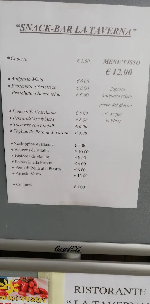 Menu_Bar La Taverna...snack bar...ristoro...gelati..panini_Castelpetroso_image_2