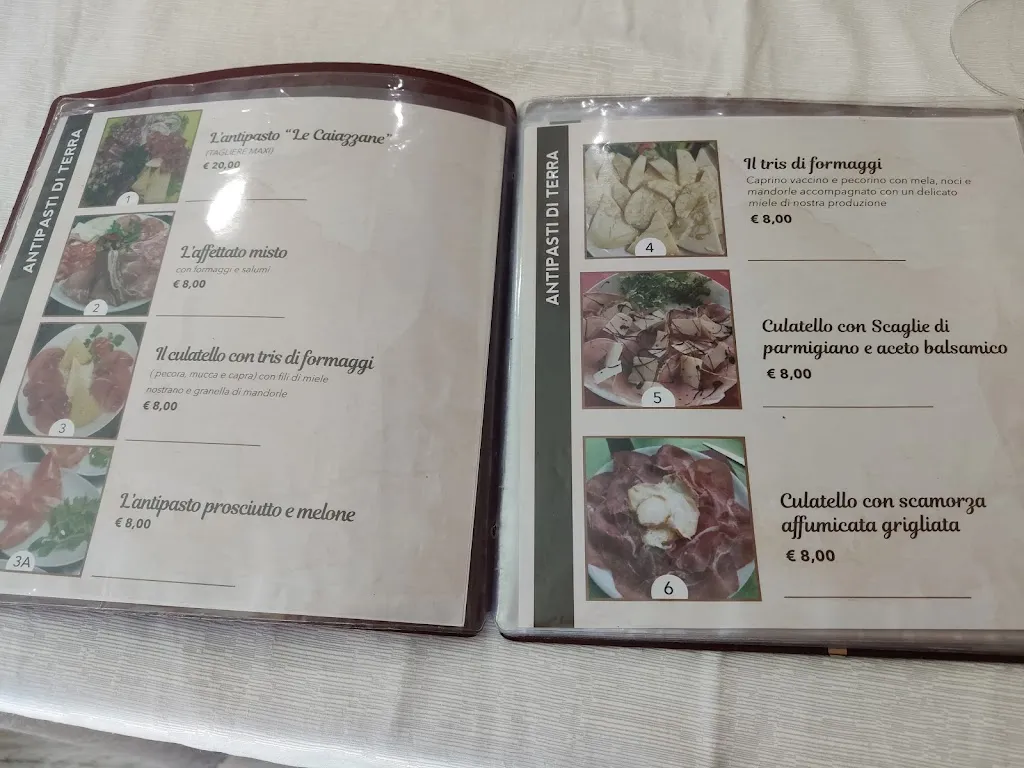 Menü_Ristorante Agriturismo Le Caiazzane_Conca Casale_Bild_4