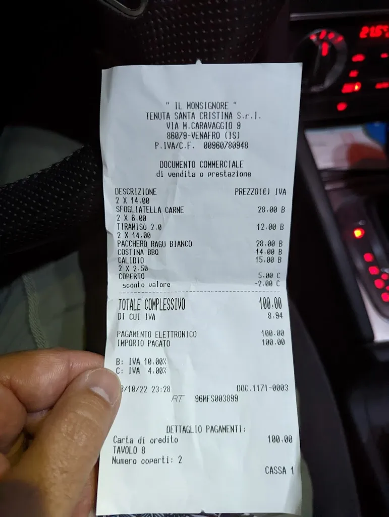 Antonio Castaldi_Ristorante Il Monsignore_Conca Casale_review