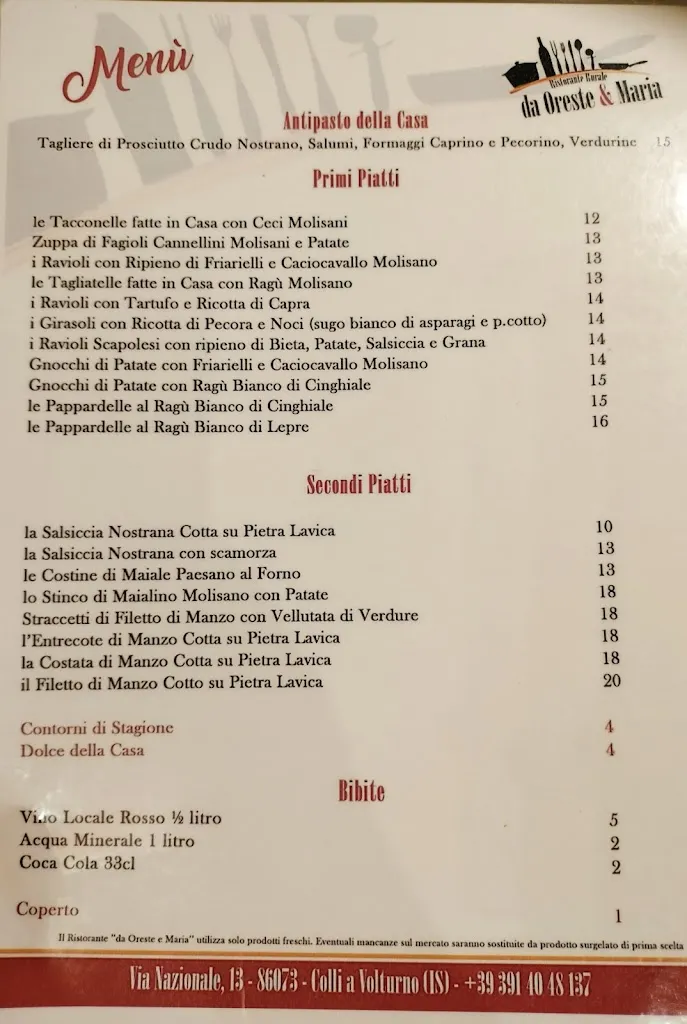 Menu_Ristorante da Oreste e Maria_Colli a Volturno_image_2