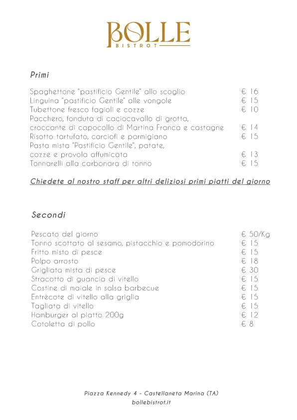 Menu_Bolle Bistrot_Castellaneta_image_1