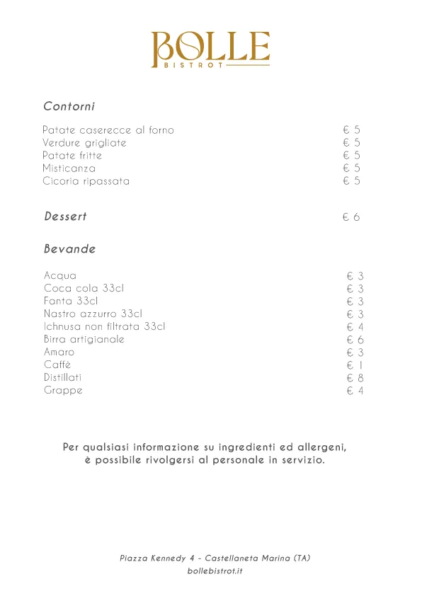 Menu_Bolle Bistrot_Castellaneta_image_3