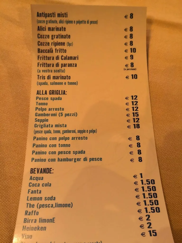 Menu_Friggitoria da Tonino_Castellaneta_immagine_3