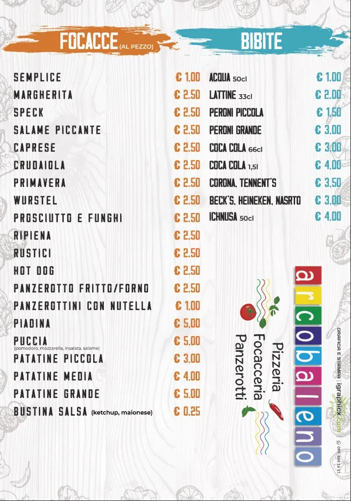 Menu_Pizzeria Arcobaleno_Castellaneta_image_2