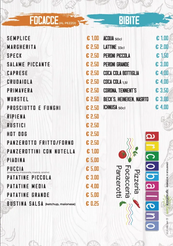 Menu_Pizzeria Arcobaleno_Castellaneta_image_3
