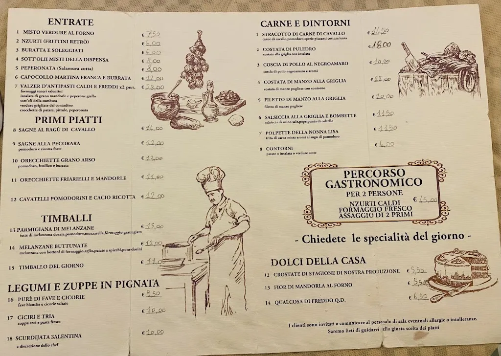 Menu_Retrò Casa Museo_Castrignano del Capo_image_2