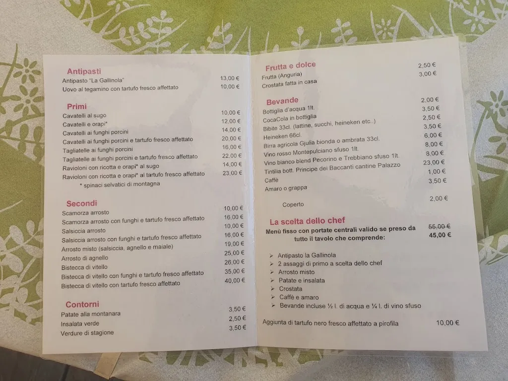 Menu_Baita La Gallinola_San Polomatese_immagine_1