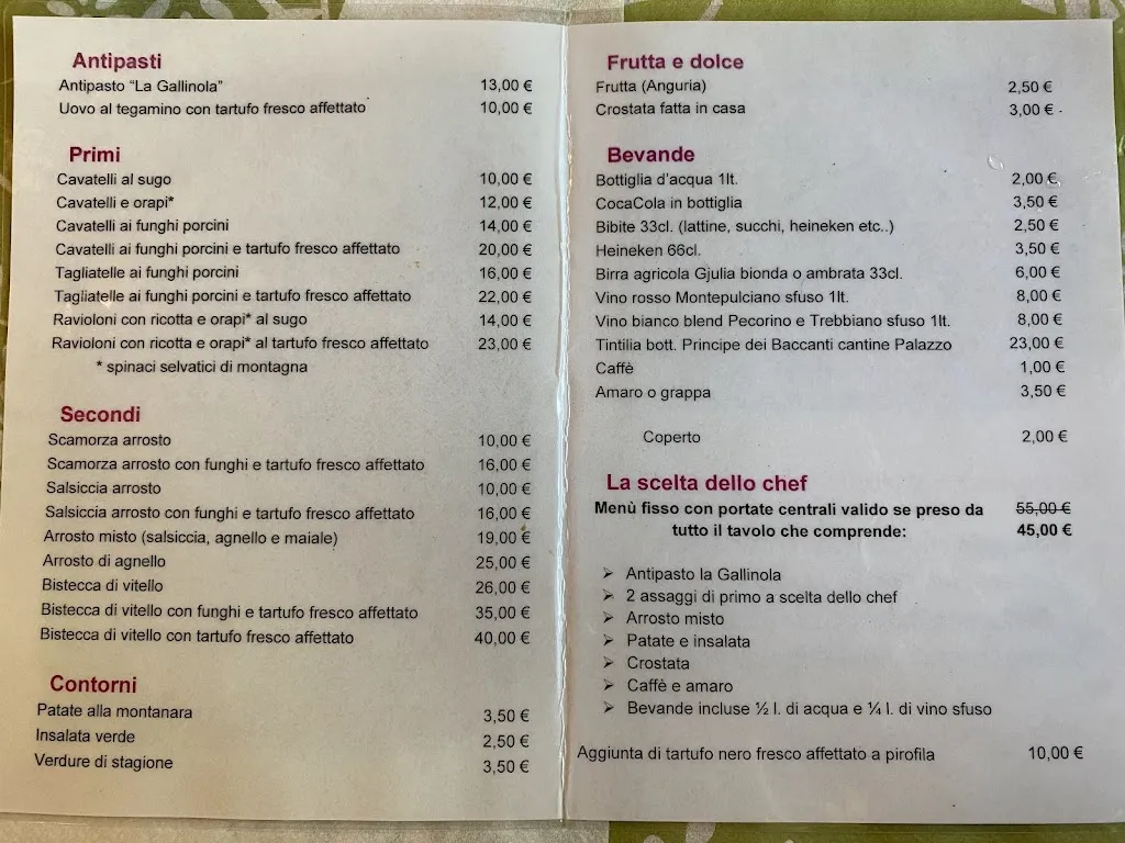 Menu_Baita La Gallinola_San Polomatese_immagine_2