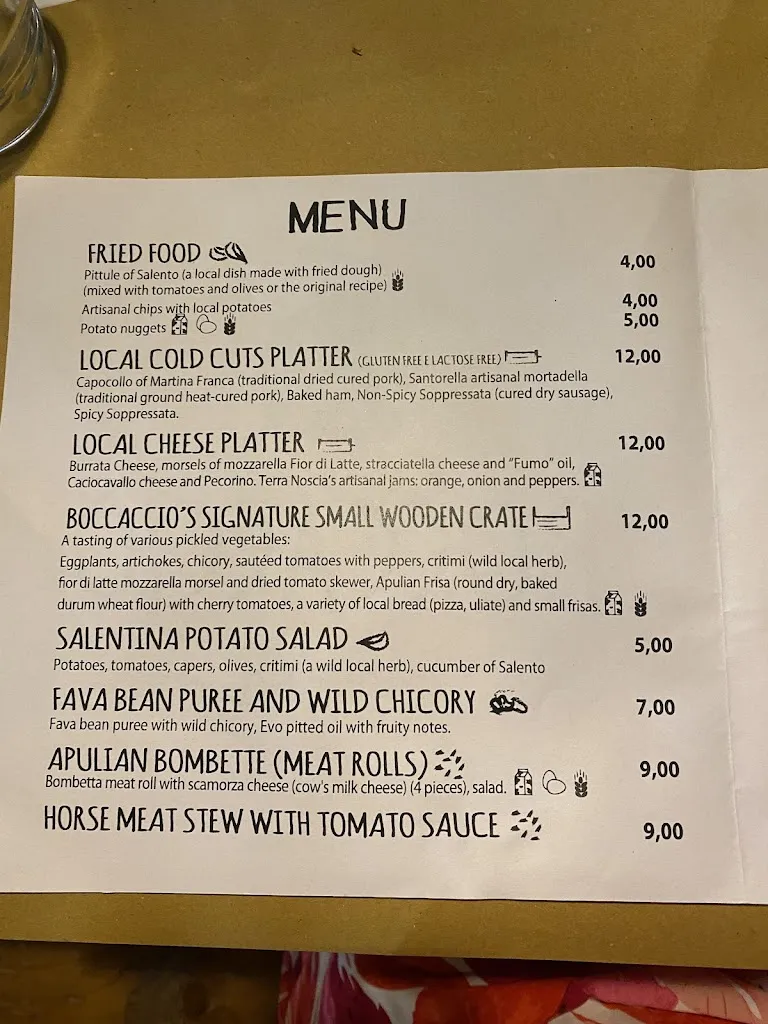 Menu_Boccaccio 'la poesia in un barattolo'_Castrignano del Capo_image_2