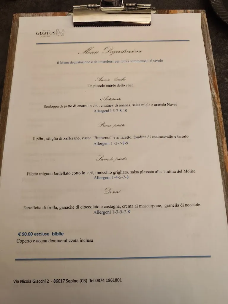 Menu_Gustus Ristorante Sepino_Sepino_image_2
