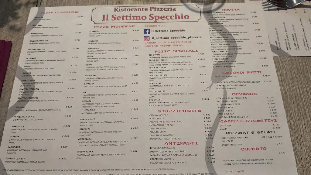 Menu_Pizzeria Ristorante Settimo Specchio Di Brenna C._Santa Croce di Magliano_image_1