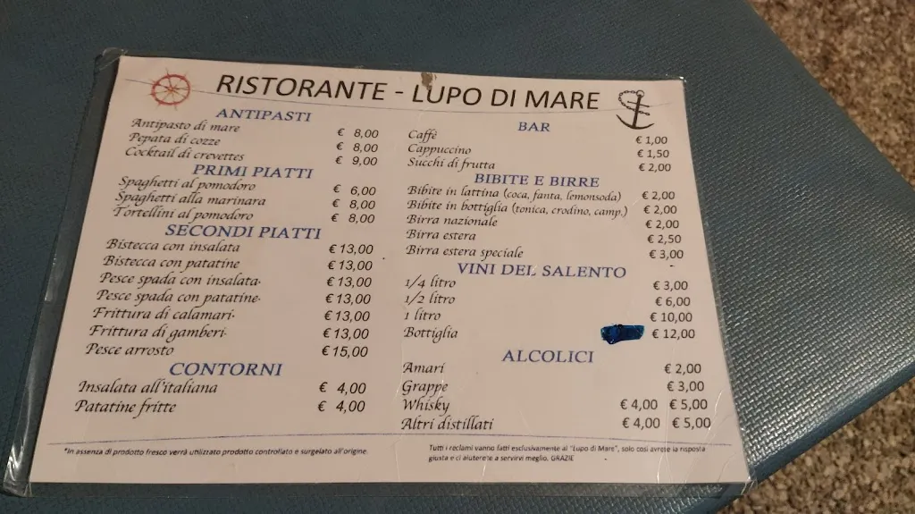 Menu_Lupo di Mare_Castrignano del Capo_image_4