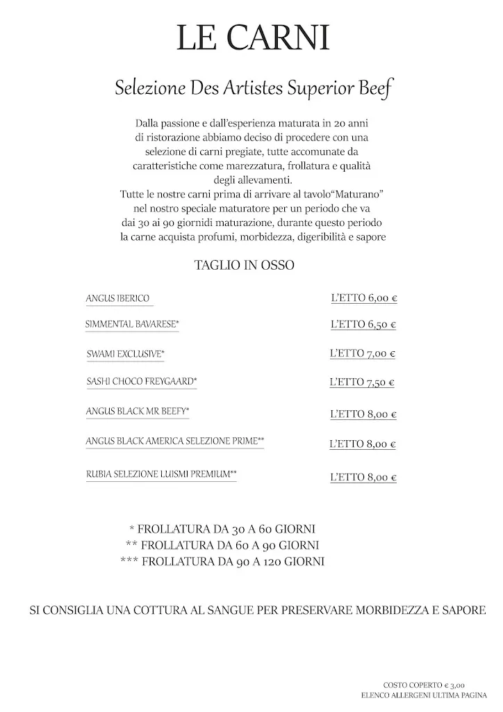 Menu_Restaurants of Artists_Airasca_image_1