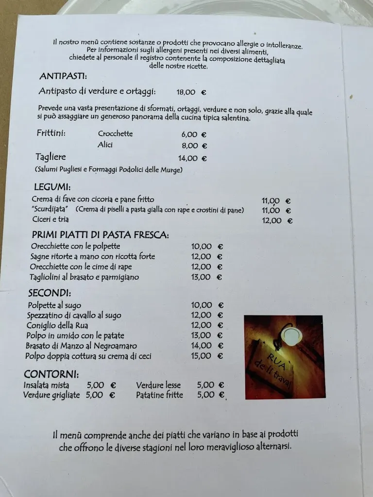 Menu_Ristorante Rua De li Travaj_Castrignano del Capo_image_3
