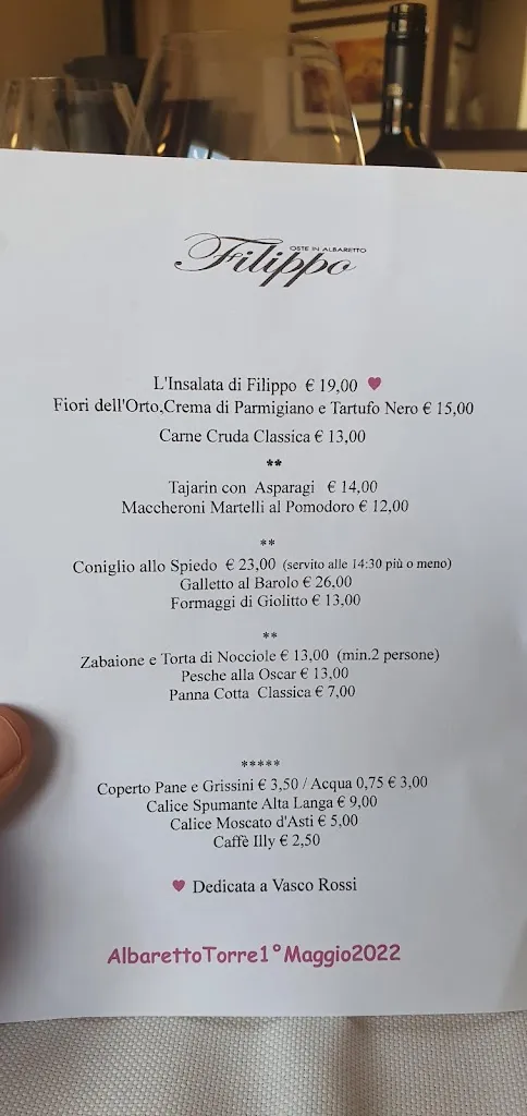 Menu_Filippo - Oste in Albaretto_Albaretto della Torre_image_2