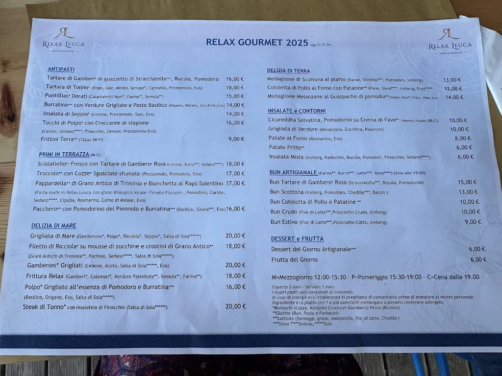 Menu_Relax Leuca_Castrignano del Capo_image_1