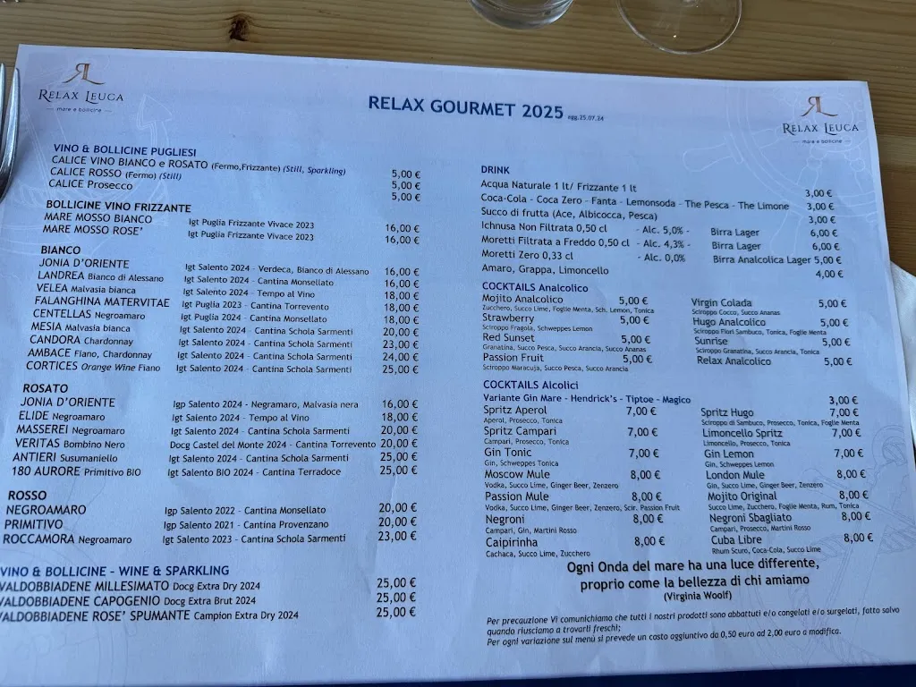 Menu_Relax Leuca_Castrignano del Capo_image_3
