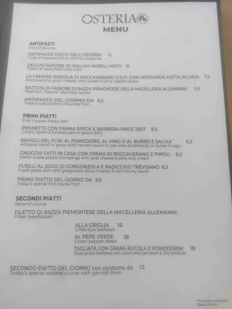 Menu_OSTERIA 46_Acqui Terme_image_1