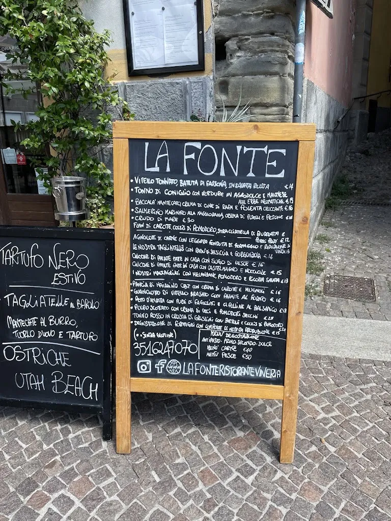 Menu_La Fonte - Ristorante Vineria Enoteca_Acqui Terme_image_1