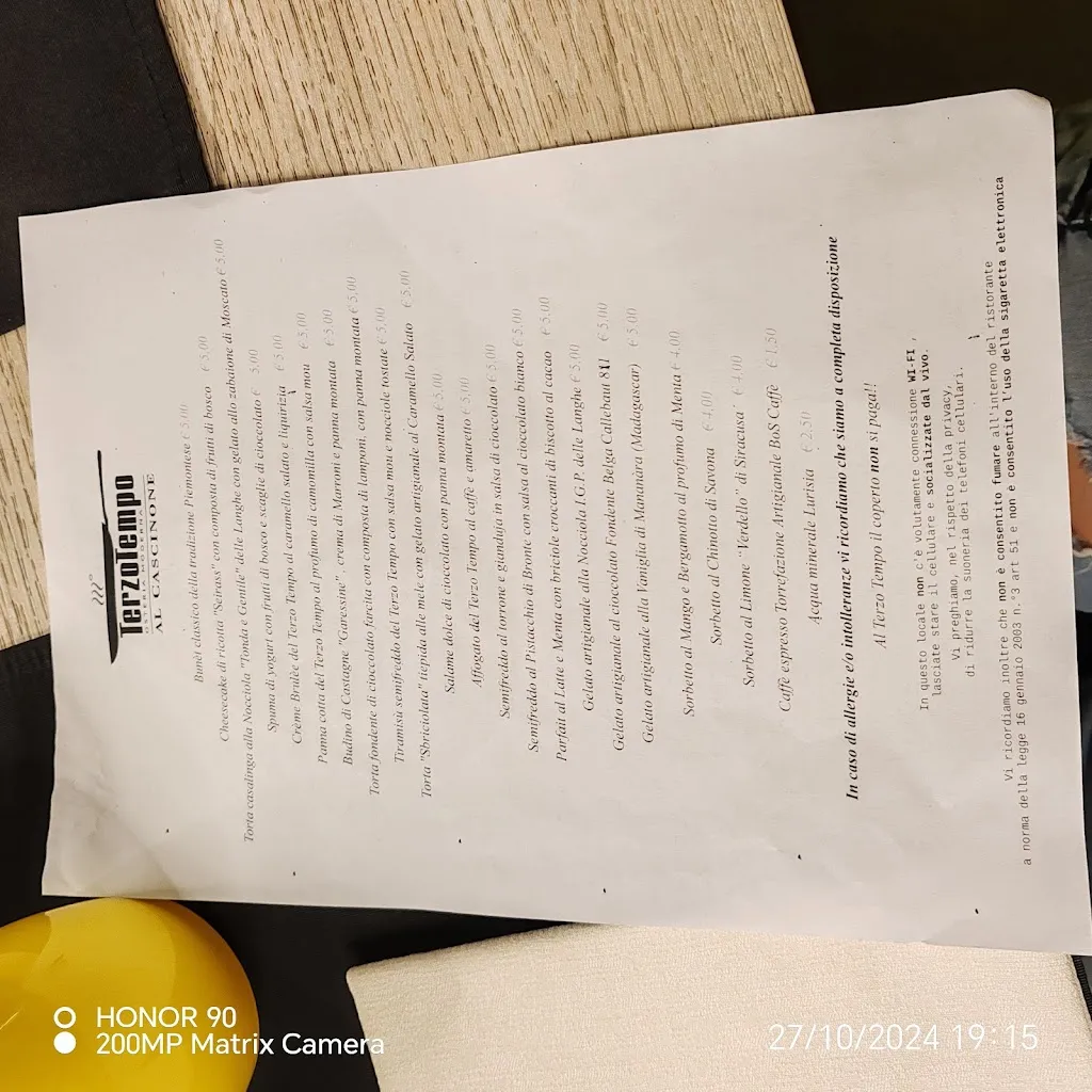 Menu_Terzo Tempo - Osteria Moderna_Acqui Terme_image_1