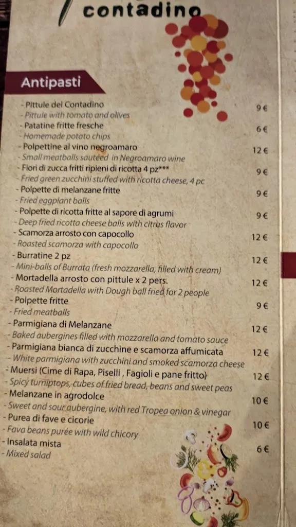 Menu_Osteria Il Poeta Contadino_Castromediano_image_2