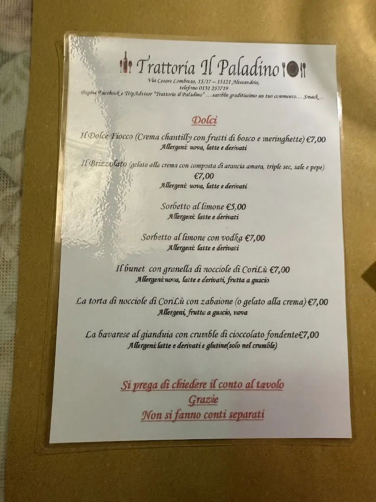 Menu_Ristorante Trattoria Il Paladino_Alessandria_image_4