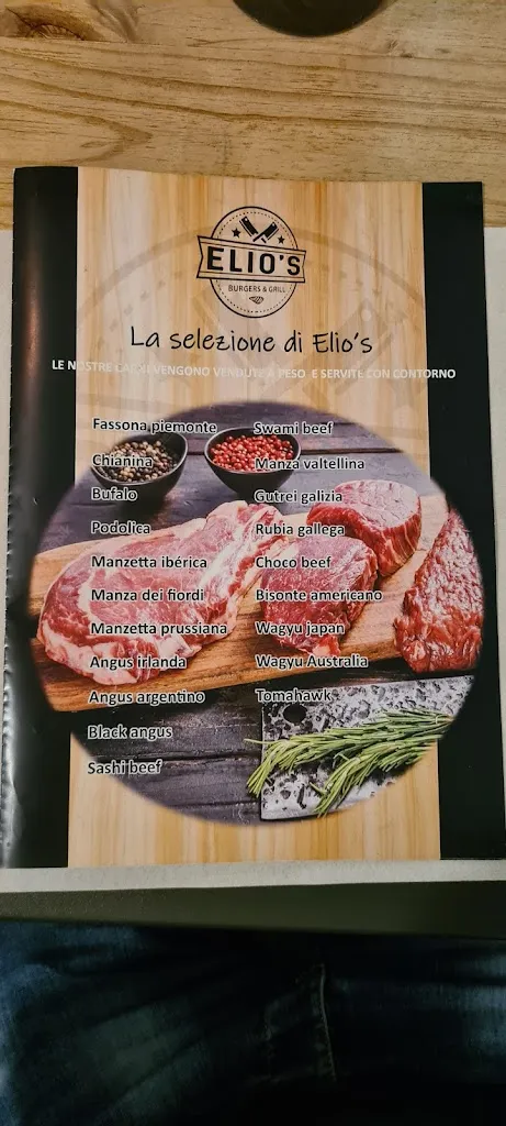 Menu_Elio's Burger & grill_Alessandria_immagine_4