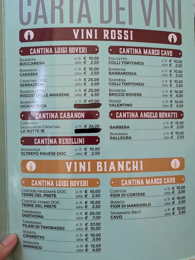 Menü_Trattoria Griglieria Cà Milla_Alzano Scrivia_Bild_2