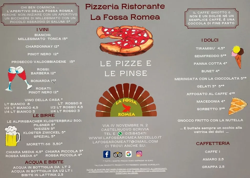 Menu_La Fossa Romea_Alzano Scrivia_image_1