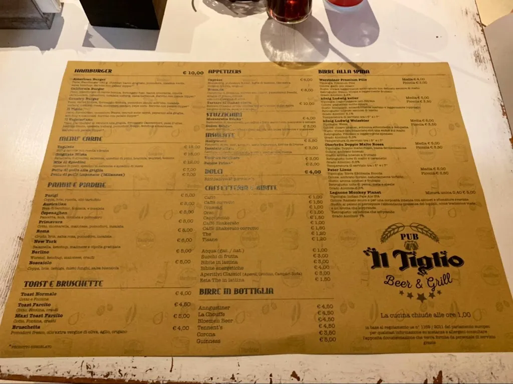 Menu_Il Tiglio Pub_Alzano Scrivia_image_2